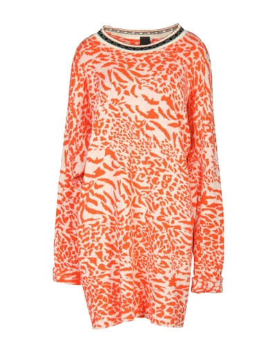Bernhard Willhelm Short Dress In Orange