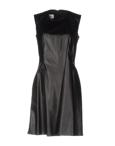 Mm6 Maison Margiela Short Dress In Black
