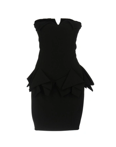 Jeremy Scott Short Dresses In Black