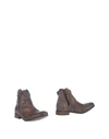 Nylo Ankle Boot In Dark Brown