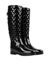 Hunter Knee Boots In Black