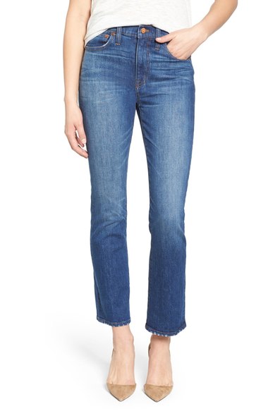 Madewell 'cali' High Rise Crop Bootcut Jeans (donovan Wash) | ModeSens