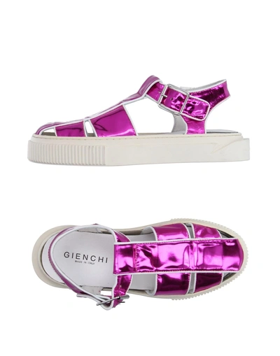 Gienchi Sandals In Pink