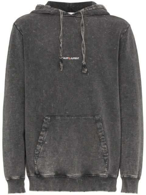 grey hooded sweater
