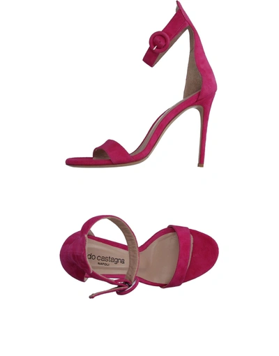 Aldo Castagna Sandals In Fuchsia