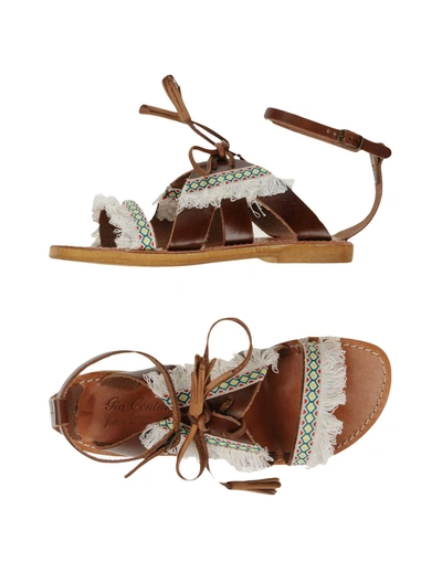 Gia Couture Sandals In Brown
