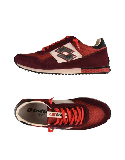 Lotto Leggenda Sneakers In Brick Red
