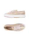 Superga Sneakers In Gold