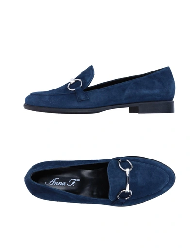 Anna F Loafers In Dark Blue
