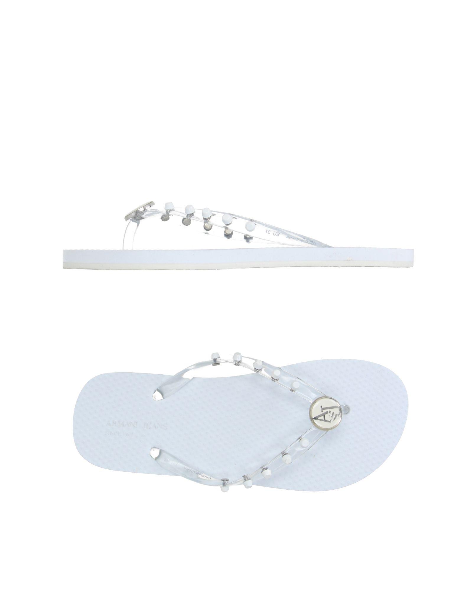 armani jeans flip flops