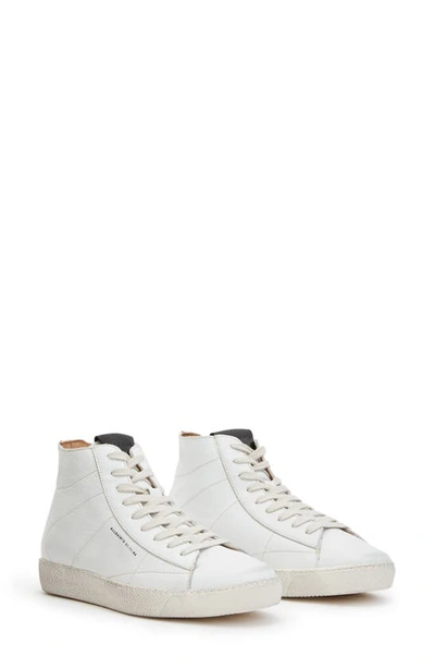 Allsaints Tundy High Top Sneaker In White