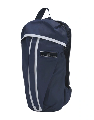 Adidas By Stella Mccartney Backpack & Fanny Pack In Dark Blue