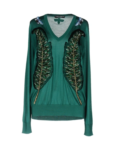 Dolce & Gabbana Sweater In Green