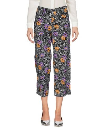 Atos Lombardini Cropped Pants & Culottes In Black