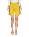 Patrizia Pepe Shorts & Bermuda Shorts In Yellow
