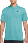 Nike Dri-fit Vapor Golf Polo In Washed Teal/ Black