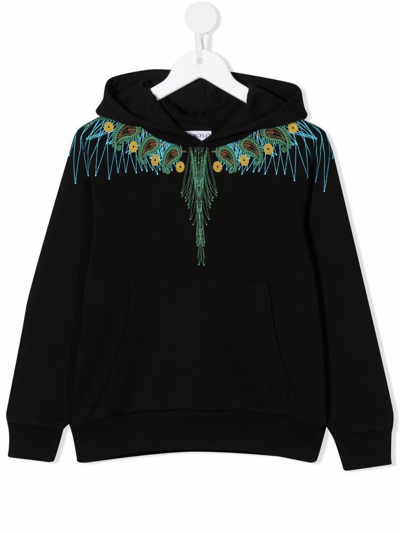 Marcelo Burlon County Of Milan Babies' Marcelo Burlon Boys Black Cotton Sweatshirt