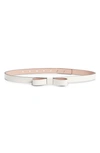 Kate Spade Bow Belt In Parchment