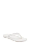 Olukai Kapehe Flip Flop In White/ White