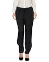 Manila Grace Casual Pants In Black