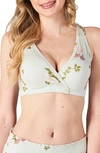 Everly Grey Paisley 3-pack Maternity/nursing Sleep Bras In Peony