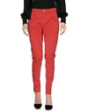 Manila Grace Casual Pants In Red