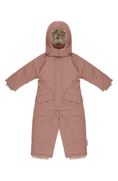 7 A.m. Enfant Kids' Grand Benji Snowsuit In Rose Dawn
