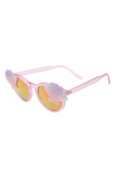 Rad + Refined Babies' Kids' Seashell Sunglasses In Purple/ Blue