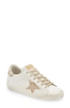 Golden Goose Super-star Low Top Sneaker In White/ Gold