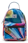 Herschel Supply Co Mini Nova Backpack In Paint Pour Multi