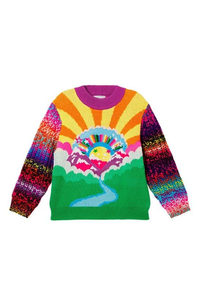Stella Mccartney Kids Multicolored Sweater With Embroidery