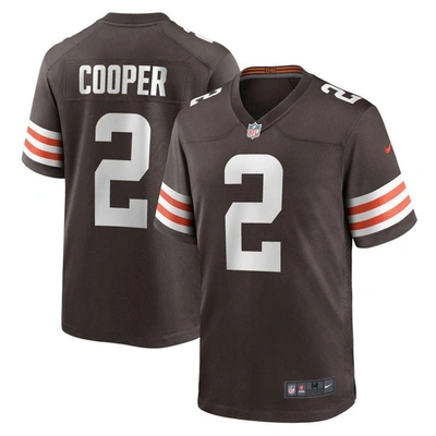 Nike Amari Cooper Brown Cleveland Browns Player Game Jersey