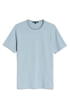 Robert Barakett Bancroft Pinstripe T-shirt In Teal