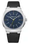 Kenneth Cole New York Men's Classic Black Leather Strap Watch 41mm