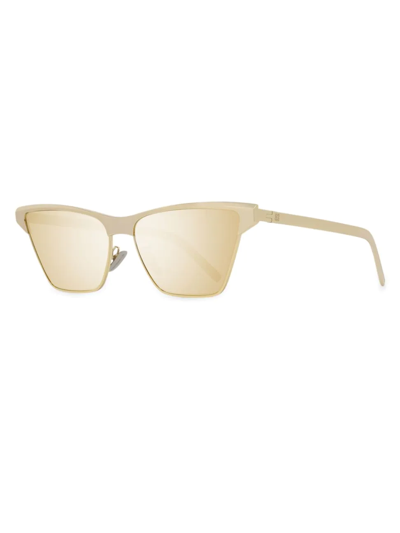 Givenchy Mirrored 59mm Square Sunglasses In Gold