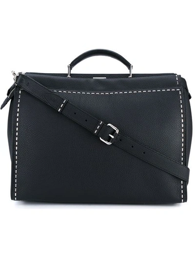Fendi Peekaboo Grained Leather Weekend Bag | ModeSens