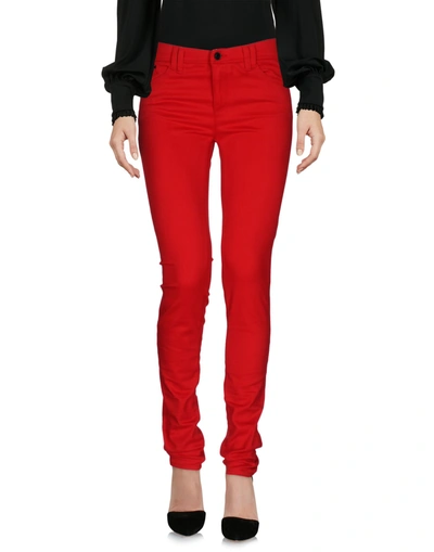 Armani Jeans Pants In Red