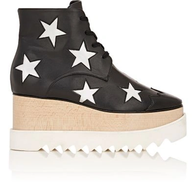 Stella Mccartney Black Zync Star Elyse Platform Shoes