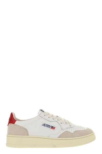 Autry Action Low In White Red