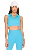 Year Of Ours Gabriella Ribbed Sports Bra In Sky