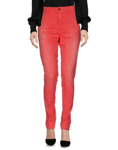 Aglini Casual Pants In Red