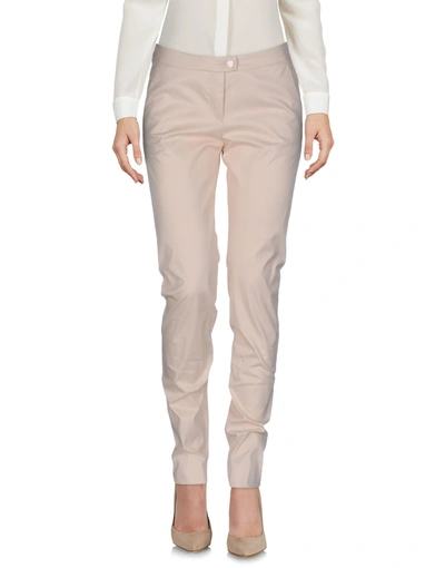 Armani Jeans Casual Pants In Pale Pink