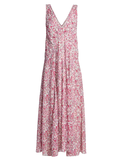 Isabel Marant Étoile Dojali Sleeveless Printed Maxi Dress In Pink