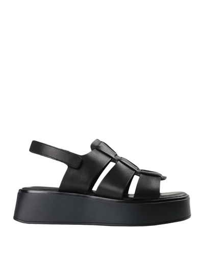 Vagabond Shoemakers Courtney Platform Slingback Sandal In Black