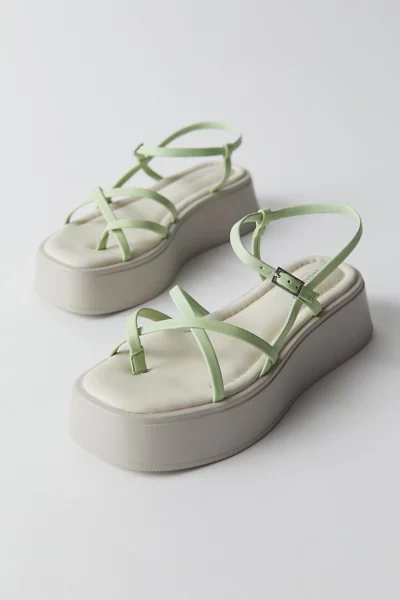 Vagabond Shoemakers Courtney Strappy Platform Sandal In Mint