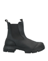 Ganni Ankle Boots In Black
