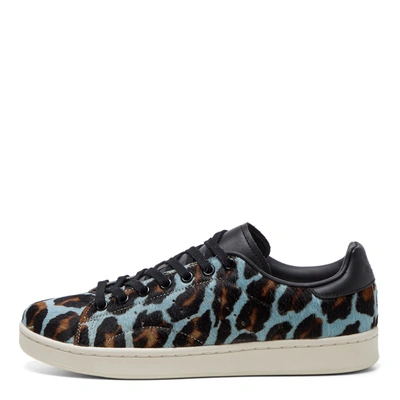Adidas Originals Stan Smith H Leather-trimmed Leopard-print Calf Hair  Sneakers In Blue | ModeSens