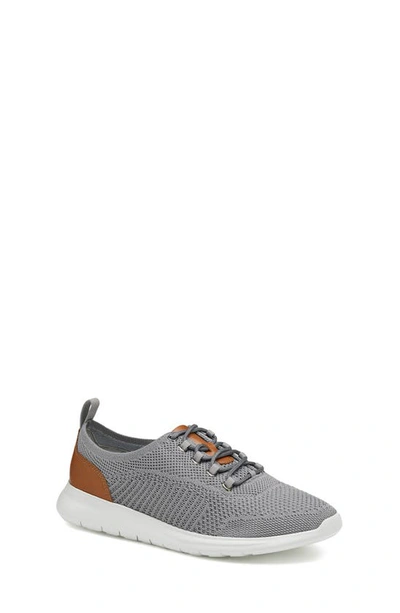 Johnston & Murphy Kids' Mcguffey Knit Sneaker In Gray Knit