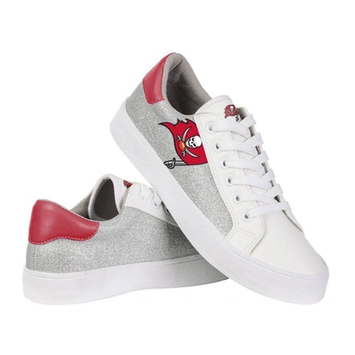 Foco Tampa Bay Buccaneers Glitter Sneakers In White
