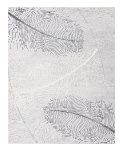 Bayshore Home Islin Isl02 7'10" X 7'10" Square Area Rug In Gray